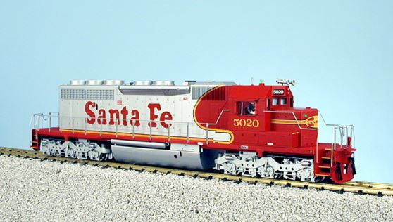 USA Trains R22316 G Santa Fe "Warbonnet" SD40-2 Diesel Locomotive #5020