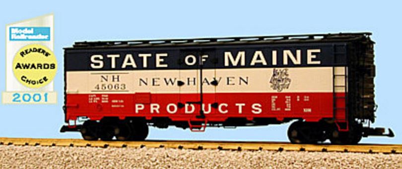 USA Trains R16511 G New Haven - State of Maine 40' Refrigerator Car #45063