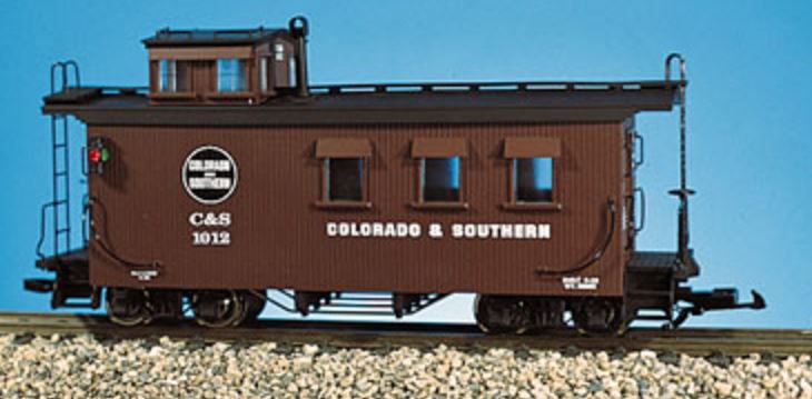USA Trains 12002 G Colorado & Southern Caboose - Metal Wheels