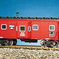 USA Trains 12054 G Burlington Route Bay Window Caboose - Metal Wheels