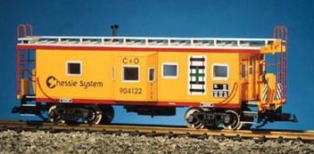 USA Trains 12056 G Chessie Bay Window Caboose #904123 - No ETD/Metal Wheels