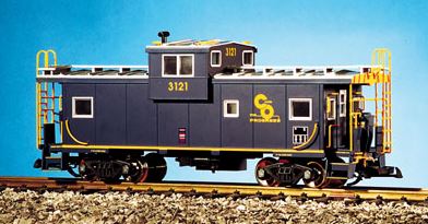 USA Trains 12106 G Chessie Illuminated Extended Vision Caboose #3121