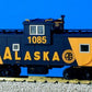 USA Trains 12117 G Alaska Railroad Extended Vision Caboose #1085