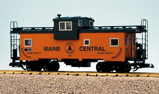USA Trains 12121 G Maine Central Illuminated Extended Vision Caboose #654