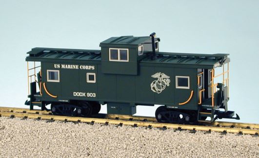 USA Trains 12127 G U.S. Marine Corps Extended Vision Caboose #903