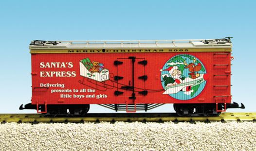 USA Trains 13023 G 2005 Christmas Refrigerator Car
