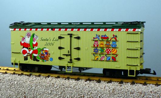 USA Trains R13024 G 2006 Christmas Reefer Car