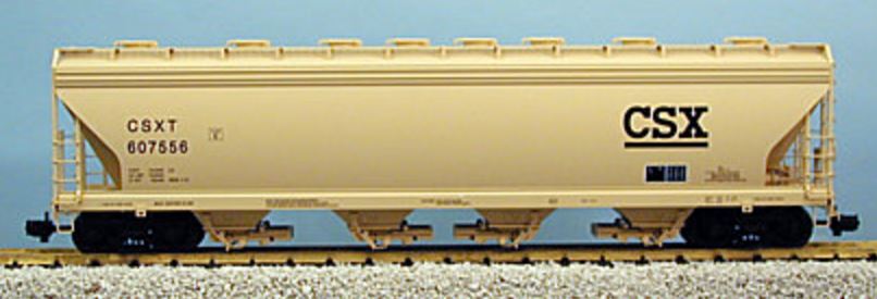 USA Trains R14109 G CSX The Ultimate Series 4-Bay Center Flow Hopper #607556