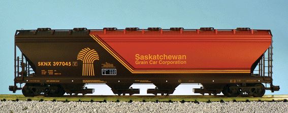 USA Trains R14127 G Saskatchewan 4 Bay Center Flow Hopper #397045
