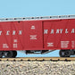 USA Trains R1434 G Western Maryland Outside Braced Boxcar
