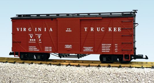 USA Trains R1443 G Virginia and Truckee Outside Braced Box Car