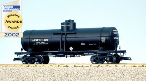 USA Trains R15106 G Atchison, Topeka and Santa Fe 10,000-Gallon Tank Car #101127