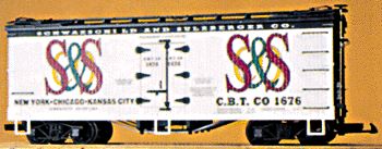 USA Trains 16181 G Schwarzschild & Sulzberger Co. Refrigerator Car