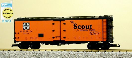 USA Trains 16504 G Santa Fe "Scout" 40' Refrigerator Car