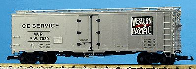 USA Trains 16515 G Western Pacific 40' Refrigerator Car #7020