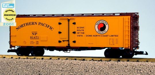 USA Trains R16519 G Northern Pacific 40' Refrigerator Car #91471