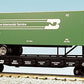 USA Trains 17021 G Burlington Northern Piggyback Flatcar with Trailer