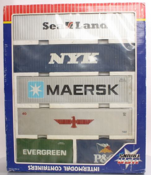 USA Trains 171021 G Multipack Containers Set