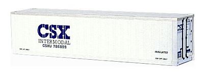 USA Trains 1710C G CSX 40' Smooth-Side Intermodal Cargo Container