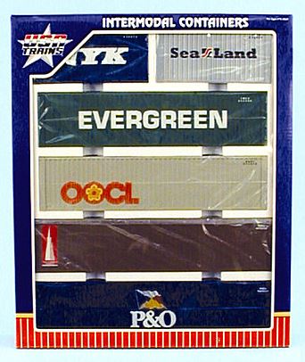 USA Trains 1710V G Intermodal Container Set #2