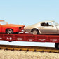 USA Trains 1721A G Santa Fe Flat Car with Autos