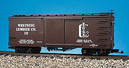 USA Trains 190411 G Westside Lumber Wood Box Car #10