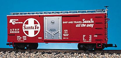 USA Trains 19048A G Atchison, Topeka & Santa Fe Steel Boxcar #260356