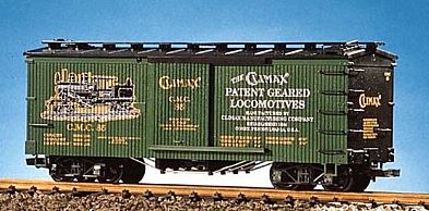 USA Trains 19063 G Climax Manufacturing Co. Wood Box Car