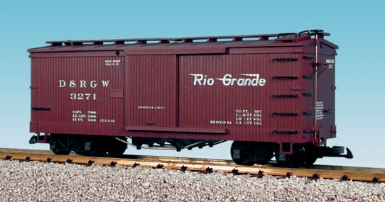 USA Trains 19081 G Denver & Rio Grande Western Wood Box Car #3271