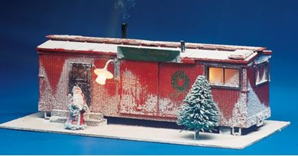 USA Trains 1940C G Christmas Santa's Workshop North Pole with Smoke