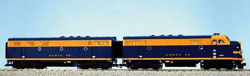 USA Trains 22264 G Atchison, Topeka & Santa Fe F-3 AB Diesel Locomotive Set