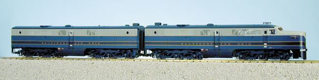 USA Trains 22401 G Baltimore & Ohio ALCO PA-1 & PB-1 Diesel Locomotive Set