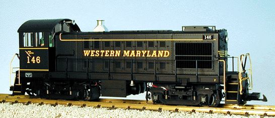 USA Trains 22561 G Western Maryland ALCO S4 Switcher Diesel Locomotive #146