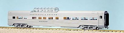 USA Trains R31019 G California Zephyr Silver Pony Corrugated Alum Vista Dome #4