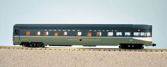 USA Trains 31080 G Northern Pacific Aluminum Observation Car