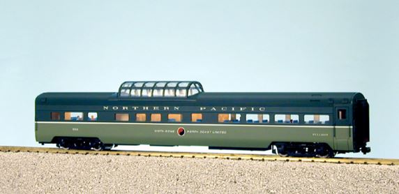 USA Trains 31086 G Northern Pacific Aluminum "North Coast Limited" Vista Dome