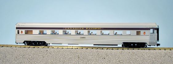 USA Trains 31111 G Canadian Pacific Corrugated Aluminum Coach Lighted