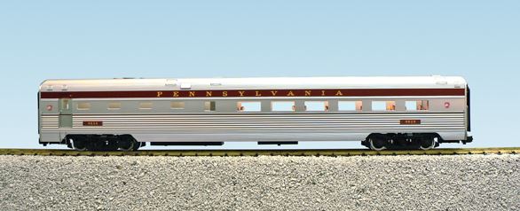 USA Trains R312205 G PRR "Congressional" Extruded Aluminium Diner Car #4624