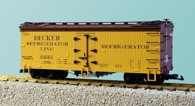 USA Trains R16310 G Decker Refrigerator Line Woodsided Refrigerator Car #2588