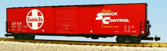 USA Trains R19400A G Santa Fe 60' Steel Boxcar