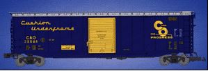 USA Trains R19306A G Chesapeake & Ohio 50' Boxcar #22628