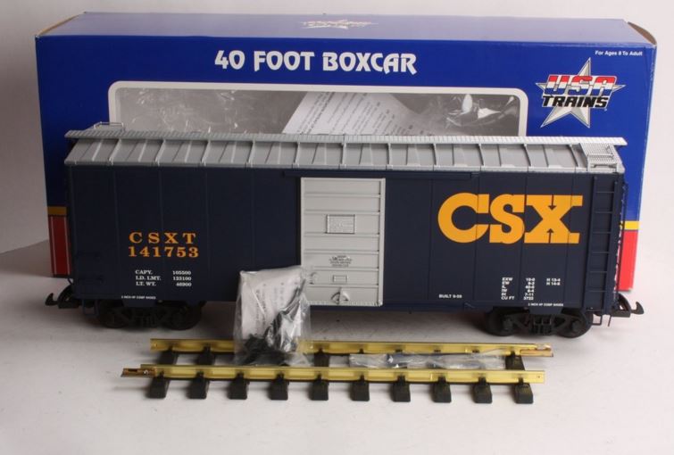 USA Trains R19208A G CSX 40' Boxcar #141753