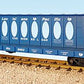 USA Trains R17406 G Blue Louisiana Pacific Centerbeam Flatcar #5001