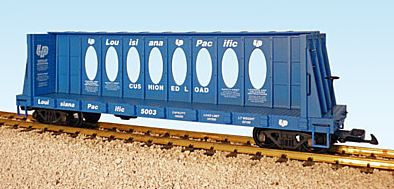 USA Trains R17406 G Blue Louisiana Pacific Centerbeam Flatcar #5001
