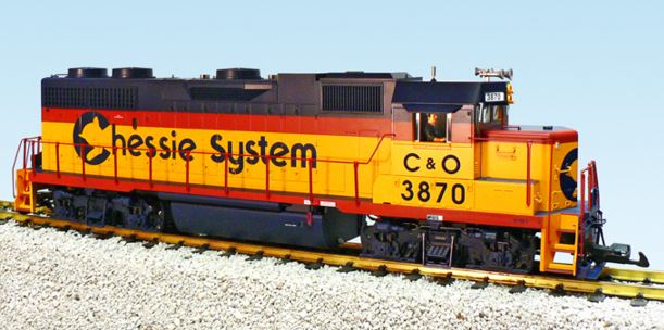 USA Trains R22233 G Chessie System EMD GP 38-2 Diesel Locomotive #3870