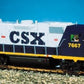 USA Trains R22203 G Scale CSX GP38-2 Diesel Locomotive #7667