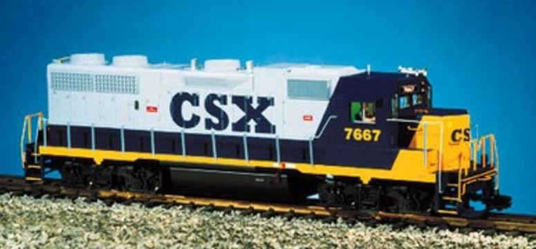 USA Trains R22203 G Scale CSX GP38-2 Diesel Locomotive #7667