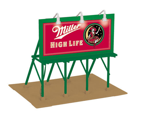 MTH 30-90496 Miller High Life Lighted Billboard