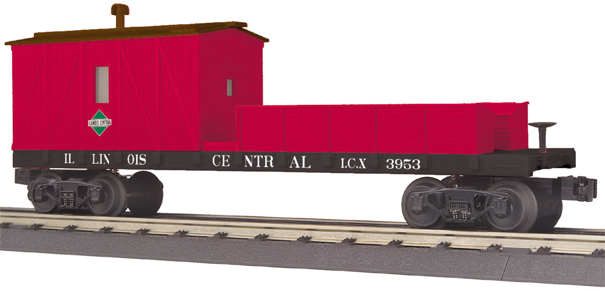 MTH 30-79486 O Illinois Central Crane Tender #3953