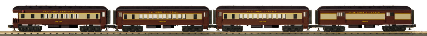MTH 33-6262 O NYC Rugged Rails O-27 Madison Passenger Car Set (Set of 4)